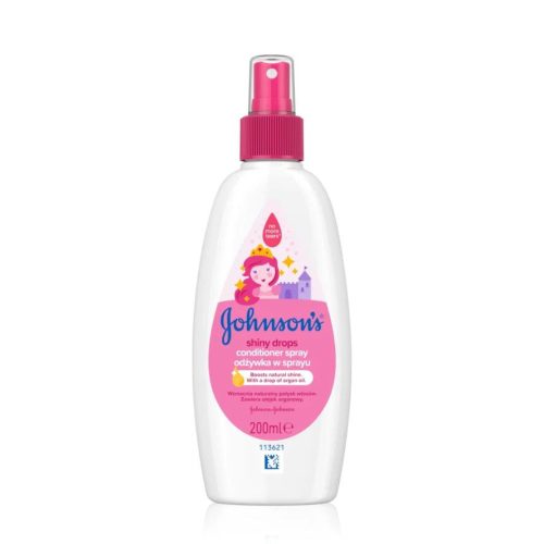 Johnson's® Shiny Drops öblítést nem igénylő spray kondicionáló Argán olajjal 200ml