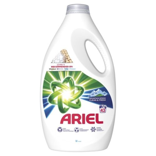 Ariel Mountain Spring Clean & Fresh folyékony mosószer, 43 mosáshoz, 2150ML