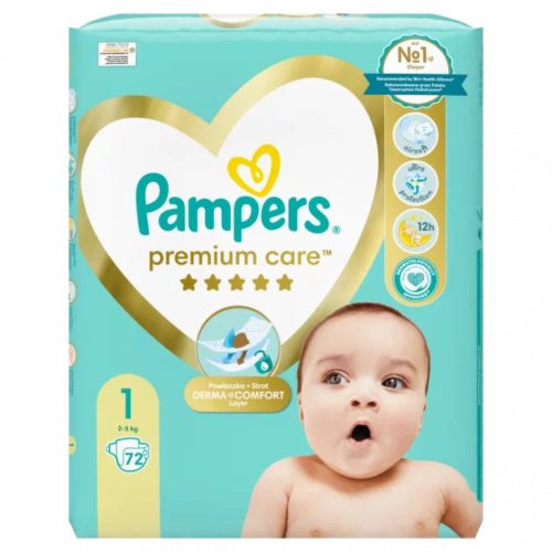 Pampers Premium Care 1 nadragpelenka 2-5kg 72db