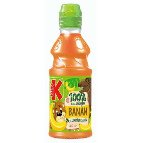 Kubu Alma-Sárgarépa-Banán ital 300 ml 100%