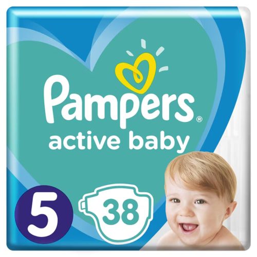 Pampers Active Baby pelenka, 5-ös méret, 11 - 16 kg, 38 db