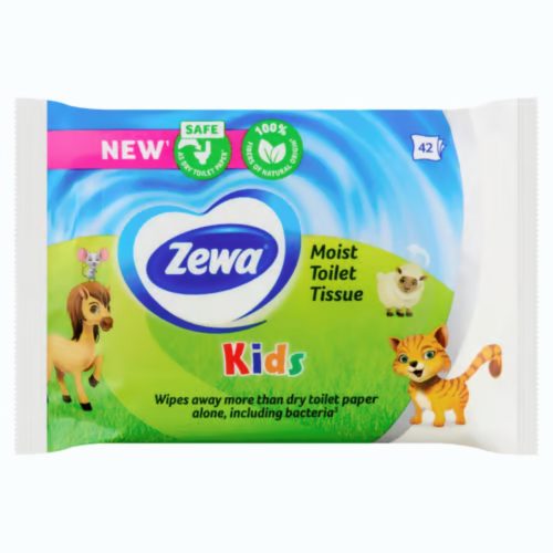 Zewa Kids Nedves toalettpapír - 42db